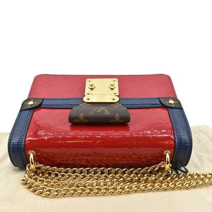 LOUIS VUITTON Wynwood Monogram Vernis Leather Crossbody Bag Red