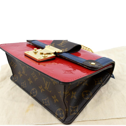 LOUIS VUITTON Wynwood Monogram Vernis Leather Crossbody Bag Red