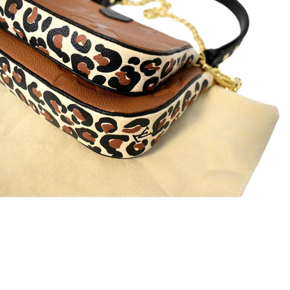 LOUIS VUITTON Wild at Heart Multi Pochette Accessoires Shoulder Bag Caramel