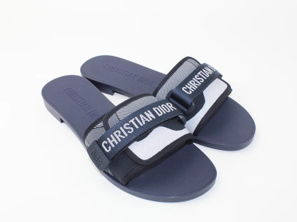 CHRISTIAN DIOR DIO(R)EVOLUTION SLIDE SANDALS