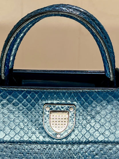 CHRISTIAN DIOR PYTHON MINI DIOREVER BAG