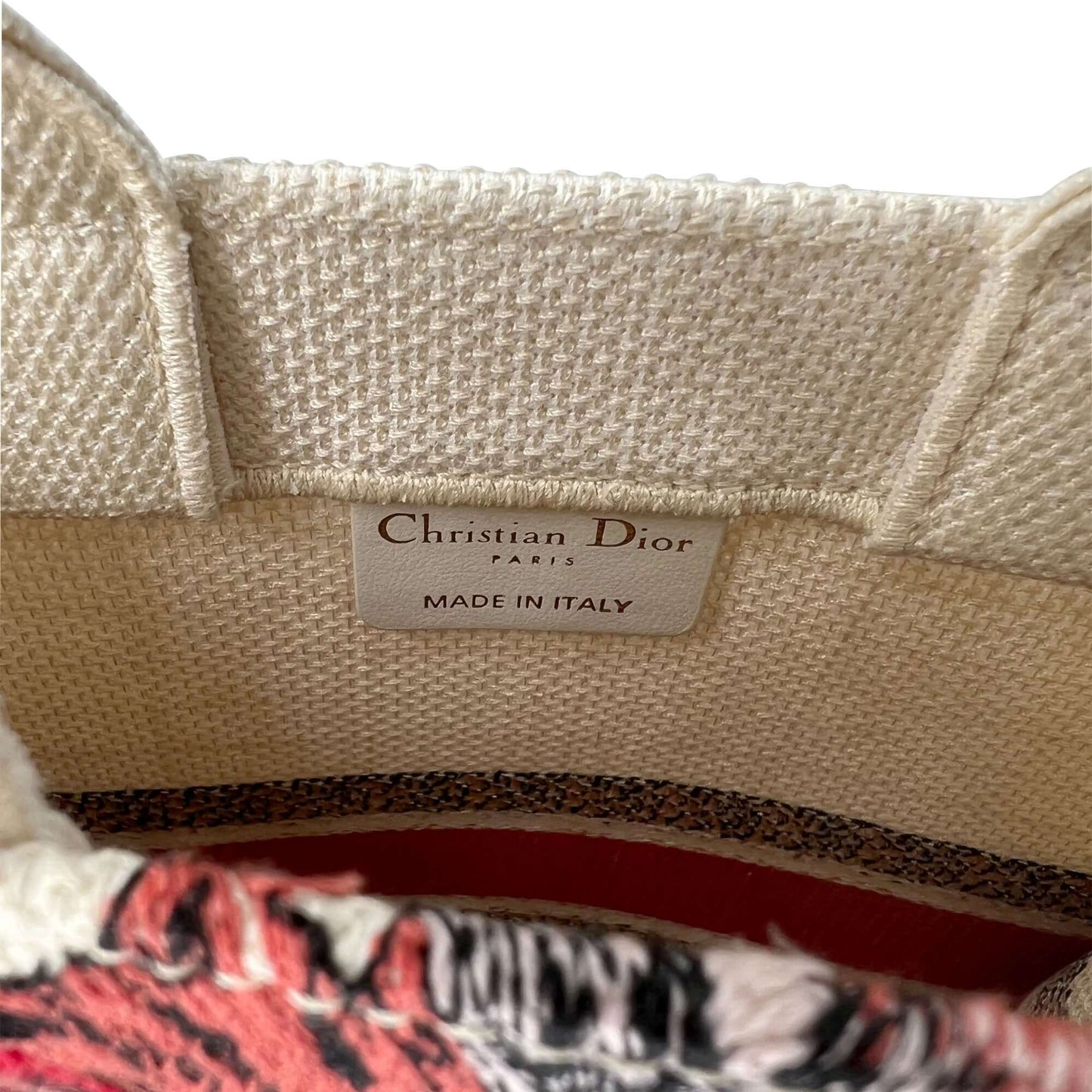 Christian Dior flower tote