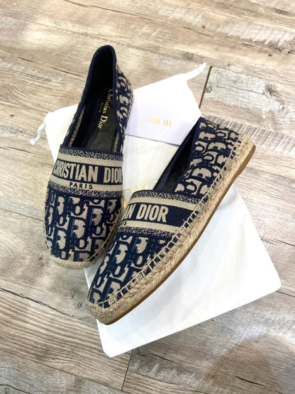 CHRISTIAN DIOR OBLIQUE GRANVILLE ESPADRILLES