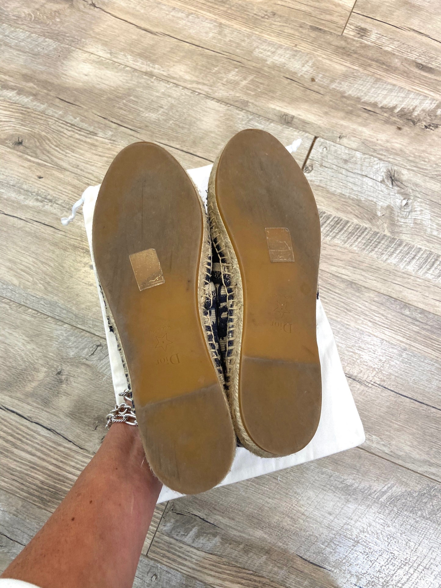 CHRISTIAN DIOR OBLIQUE GRANVILLE ESPADRILLES