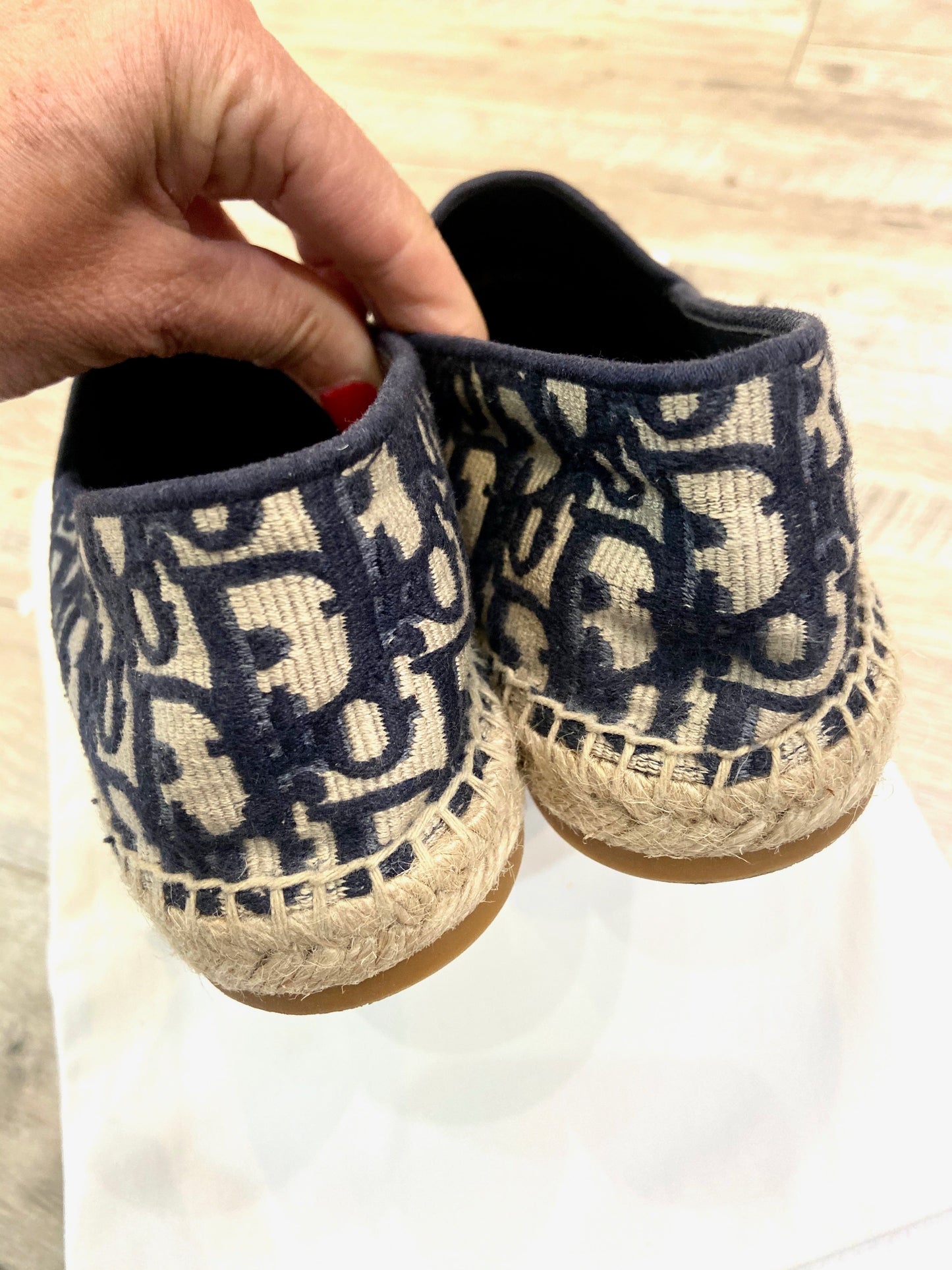 CHRISTIAN DIOR OBLIQUE GRANVILLE ESPADRILLES