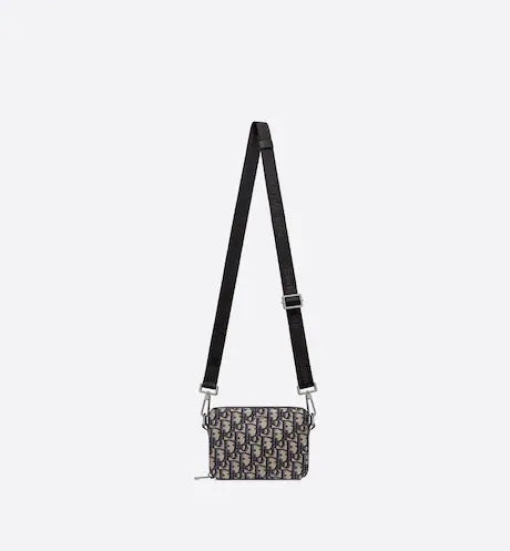 CHRISTIAN DIOR POUCH DIOR OBLIQUE JACQUARD WITH STRAP