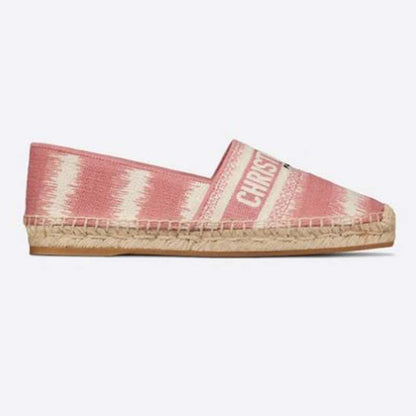 Christian Dior Embroidered D-Stripes Granville Espadrille