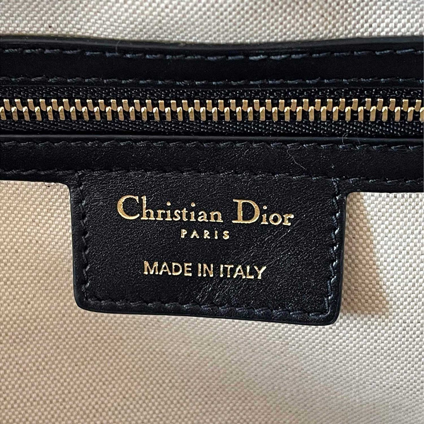 Christian Dior Medium Vibe Zip Bowling Bag