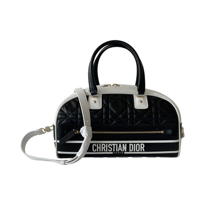 Christian Dior Medium Vibe Zip Bowling Bag