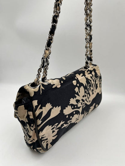 Vintage Chanel Floral Printed Flap Bag