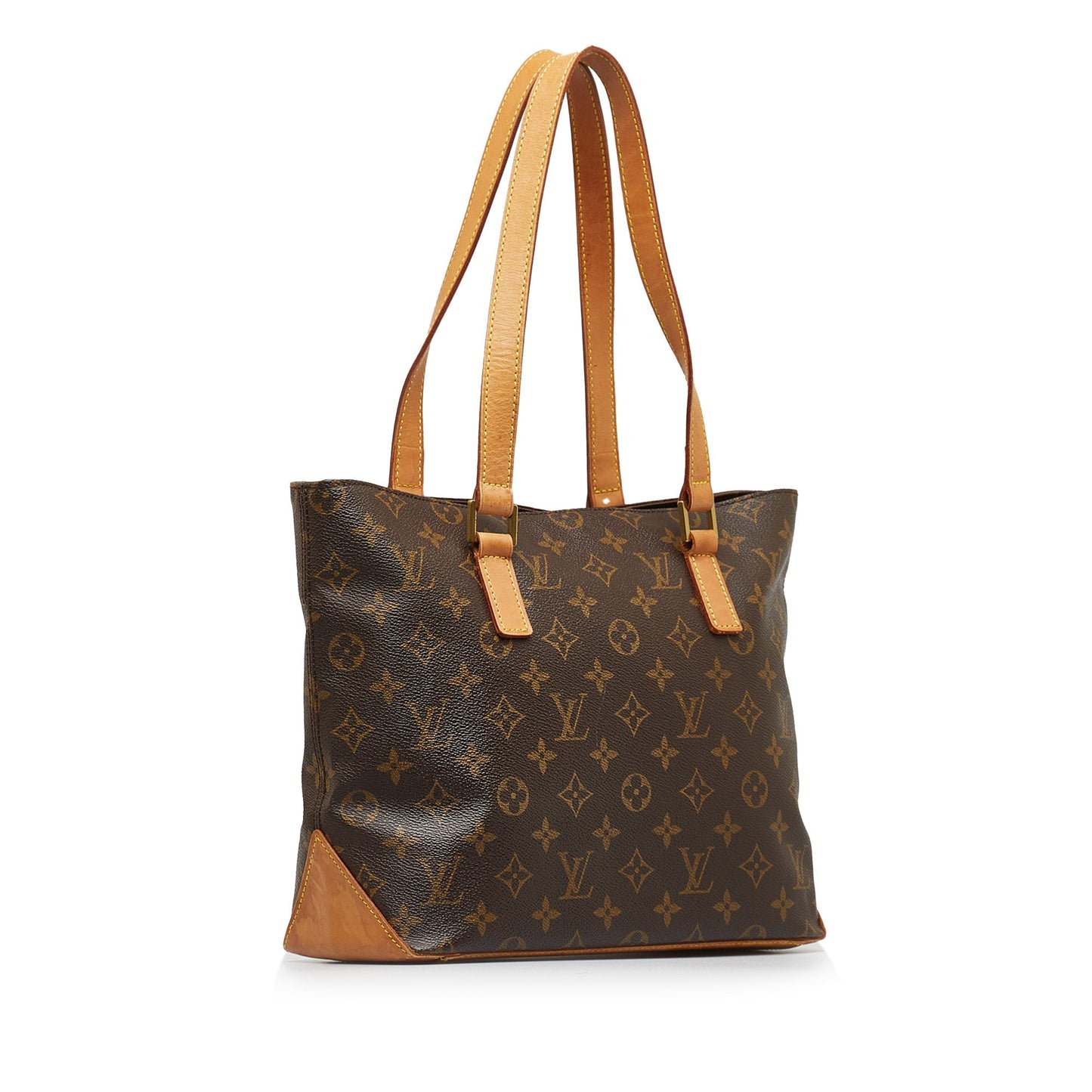 Brown Louis Vuitton Monogram Cabas Piano Tote Bag