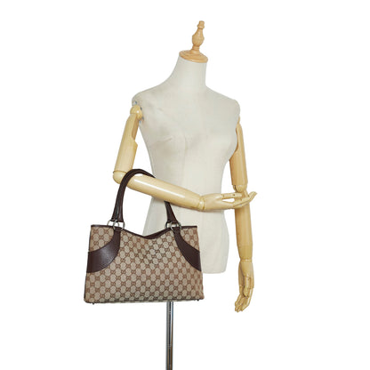 Brown Gucci GG Canvas Tote