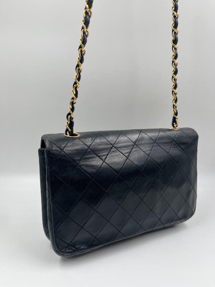 Vintage Black Chanel Flap Bag