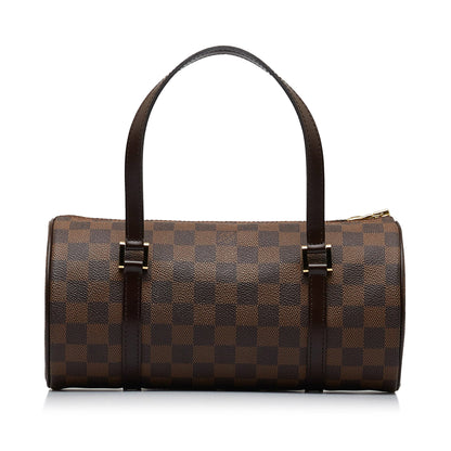 LOUIS VUITTON Damier Ebene Papillon 26 Handbag