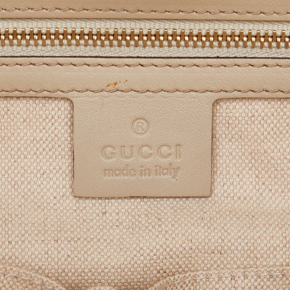 Tan Gucci GG Canvas Mayfair Tote Bag