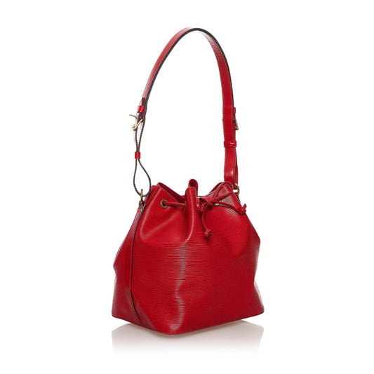 SALE Louis Vuitton Petit Noé Red Epi