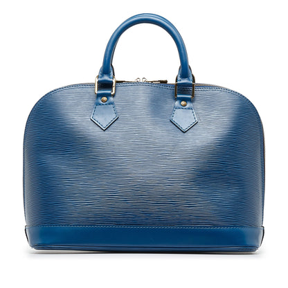 Louis Vuitton Alma PM Blue Epi