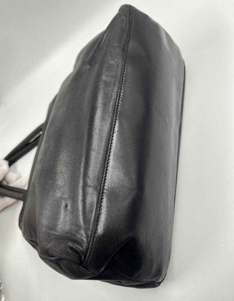 Prada Black Leather Tote