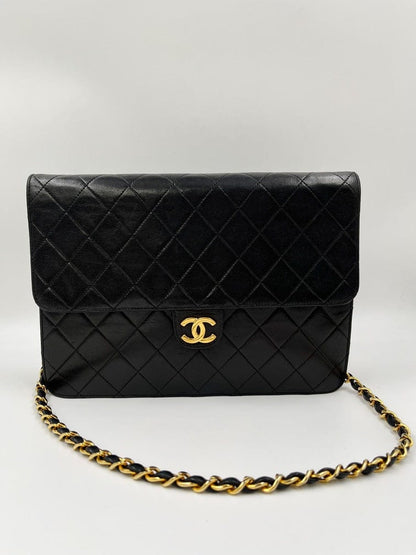 Vintage Black Chanel Flap Bag