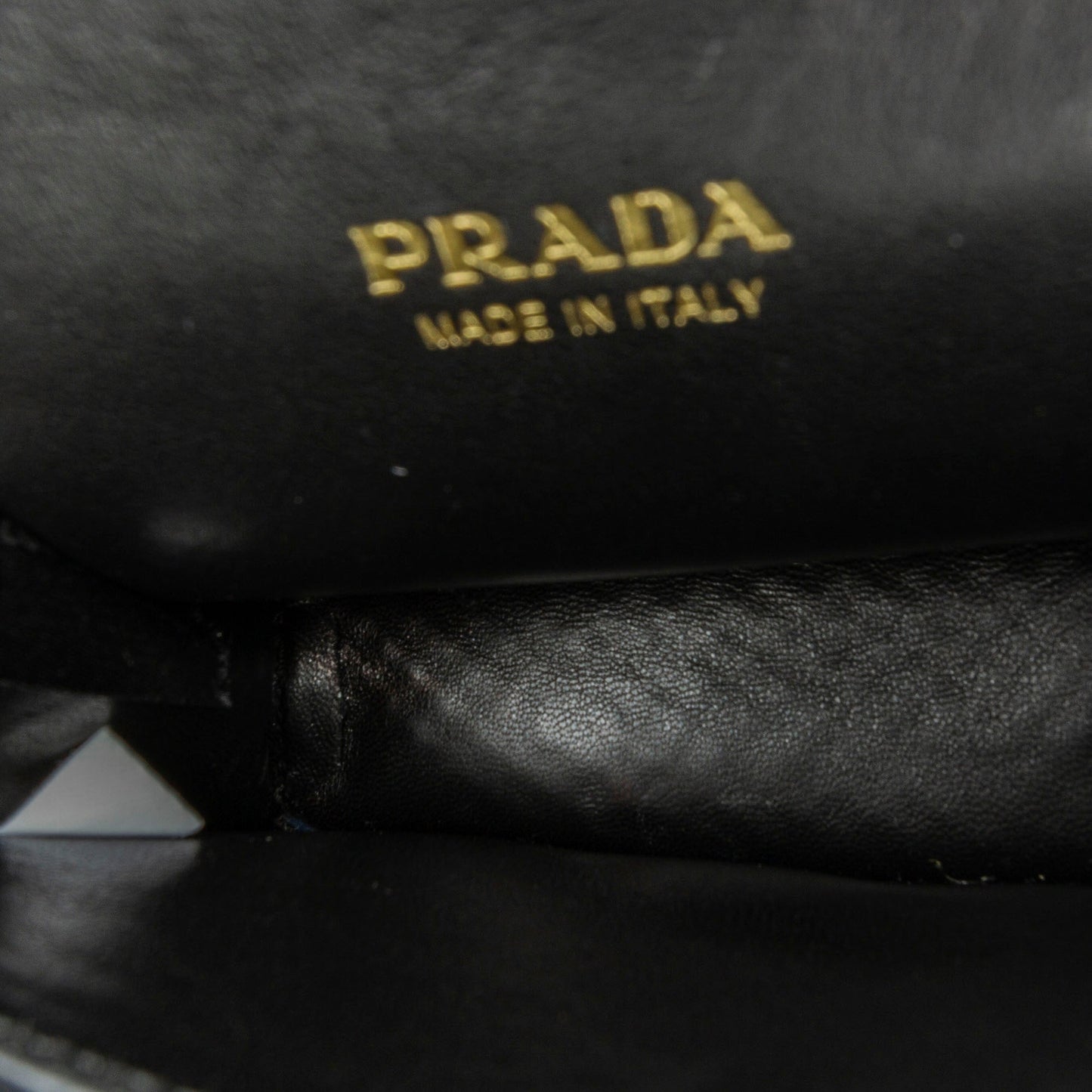 Prada Cahier Crossbody Bag Silver Embossed Leather