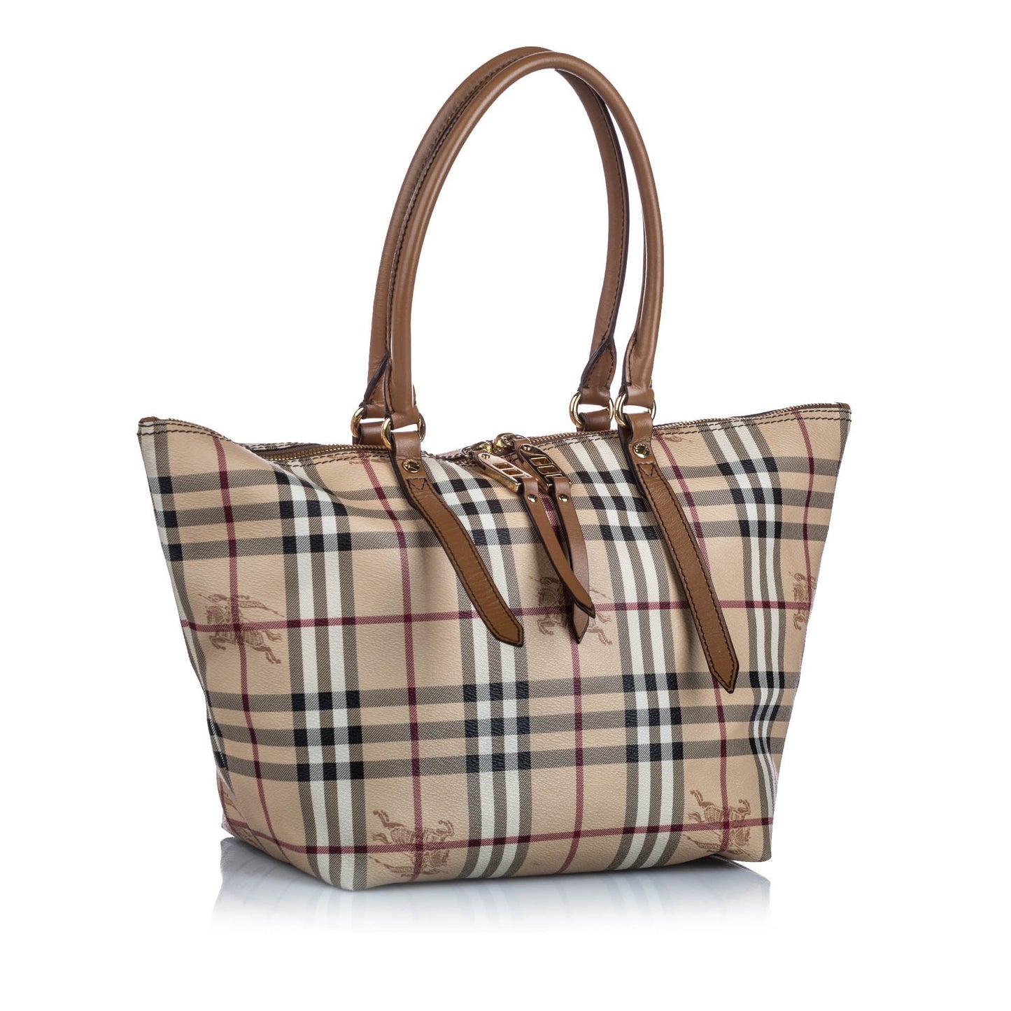 Burberry Brown Haymarket Check Salisbury Tote Romania