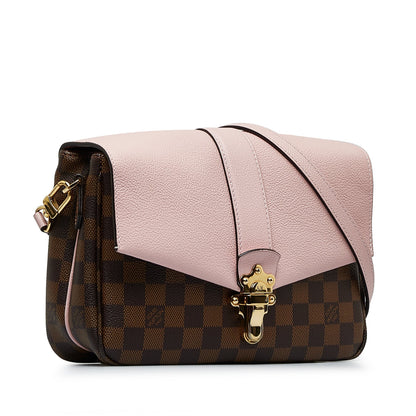 LOUIS VUITTON Damier Ebene Clapton PM Crossbody Bag