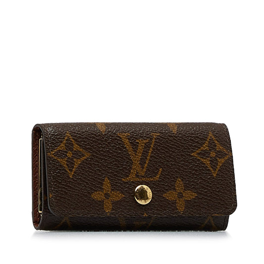 LOUIS VUITTON Monogram 4 Key Holder