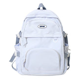 Gothslove Aesthetic Black Backpacks Multi Pocket Schoolbag for Teenage Girls Student Bookbags Collegiate Waterproof Backpack
