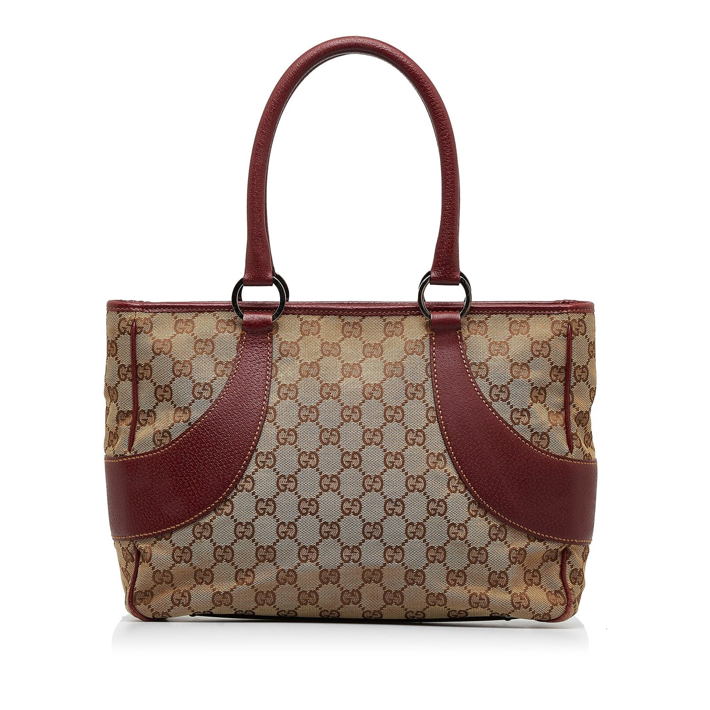 Tan Gucci GG Canvas Tote Bag