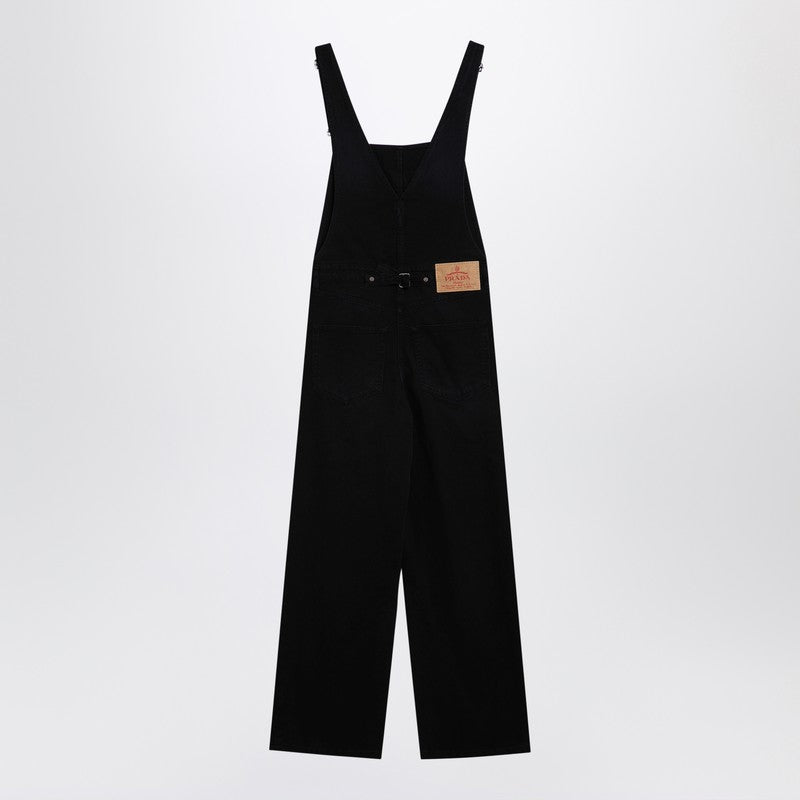 Prada Black Denim Jumpsuit Women