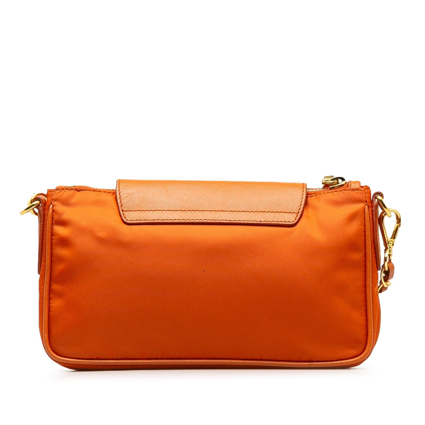 Prada Tessuto Crossbody Bag Orange Nylon