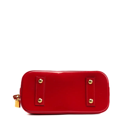 LOUIS VUITTON Vernis Alma BB Pomme D'Amour Cherry Red