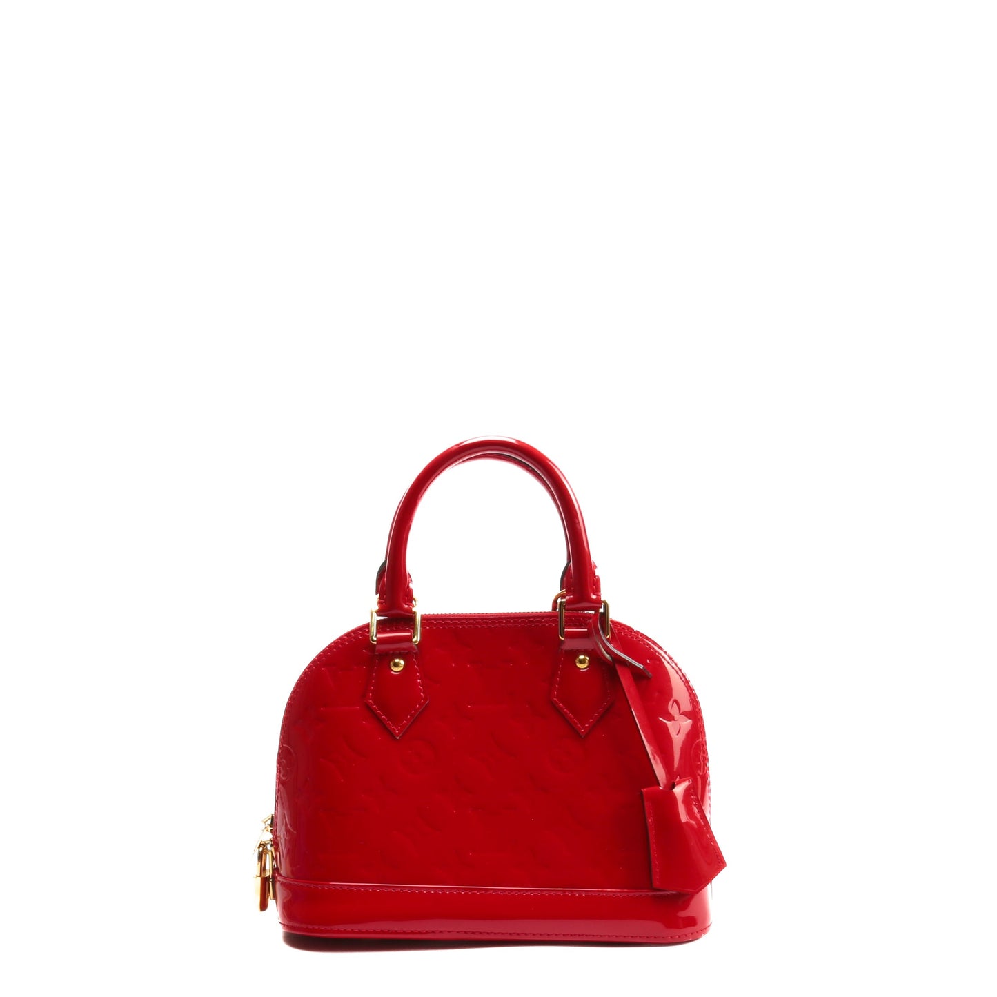 LOUIS VUITTON Vernis Alma BB Pomme D'Amour Cherry Red