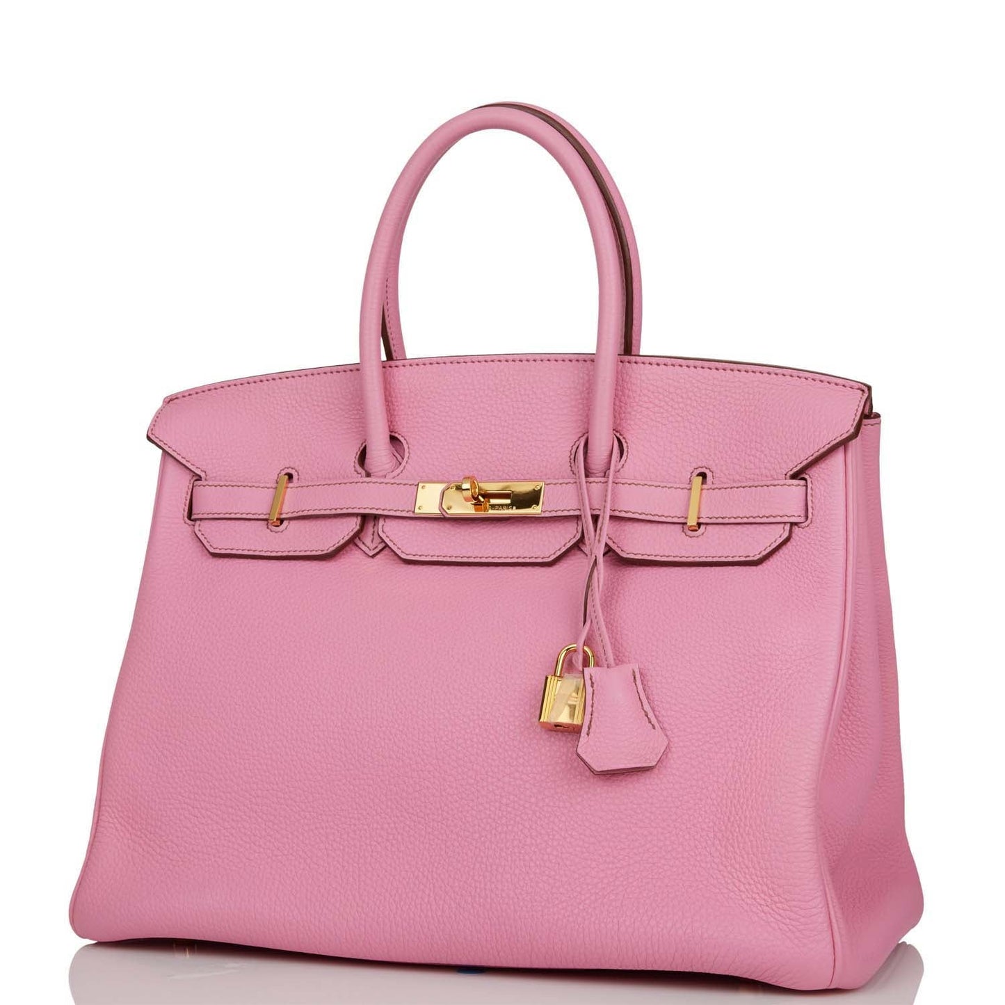 Top Quality Hermes Birkin 35 Bubblegum Togo Gold Hardware