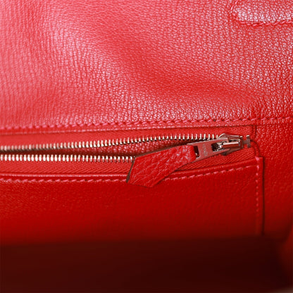 Top Quality Hermes Birkin 40 Rouge Casaque Togo Palladium Hardware