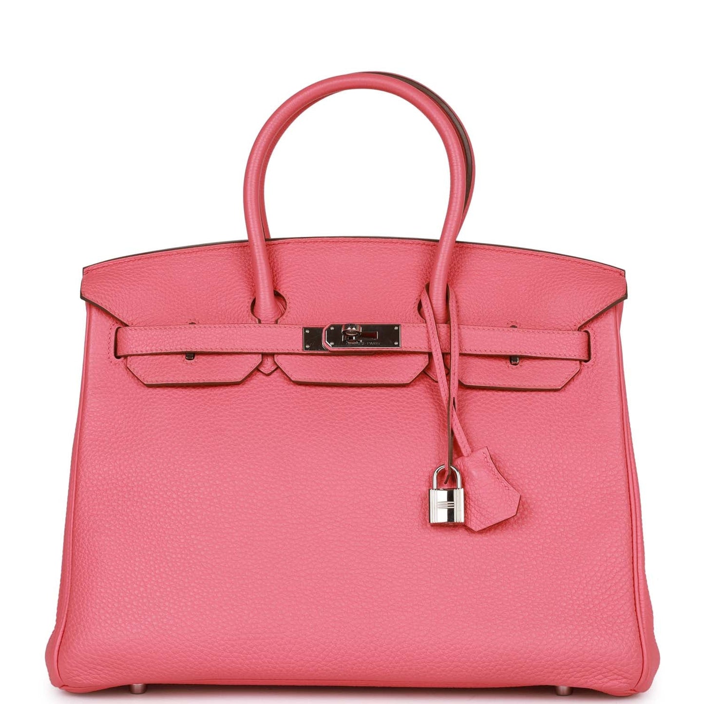 Top Quality Hermes Birkin 35 Rose Lipstick Togo Palladium Hardware