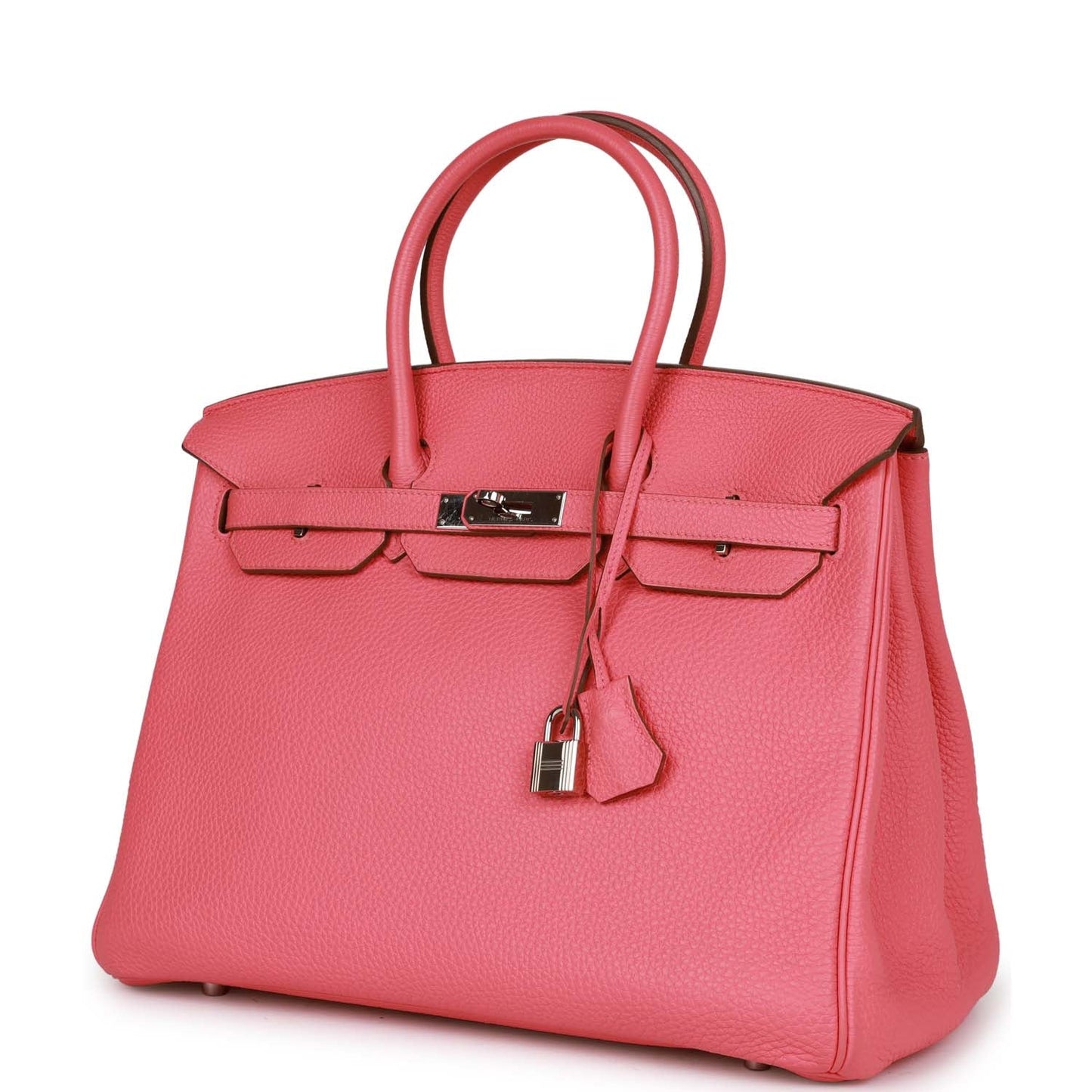 Top Quality Hermes Birkin 35 Rose Lipstick Togo Palladium Hardware