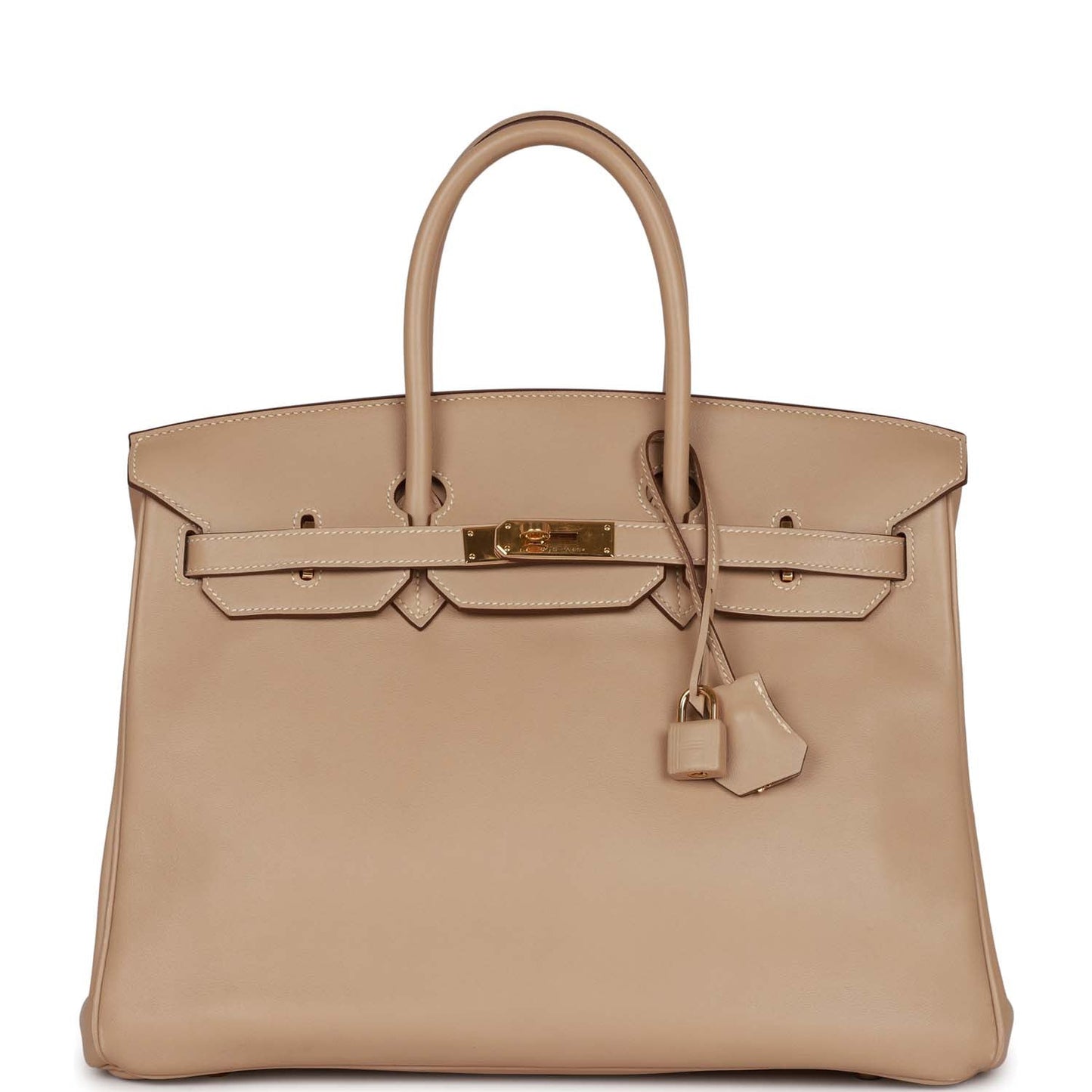 Top Quality Hermes Birkin 35 Argile Swift Gold Hardware