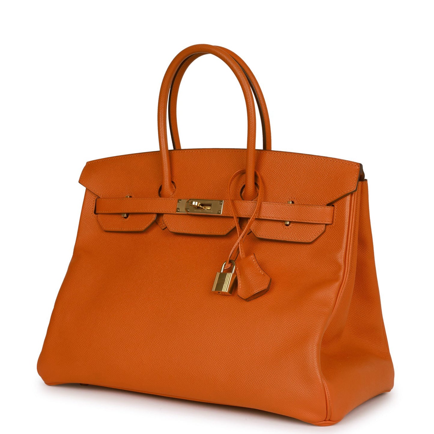 Top Quality Hermes Birkin 35 Feu Epsom Gold Hardware