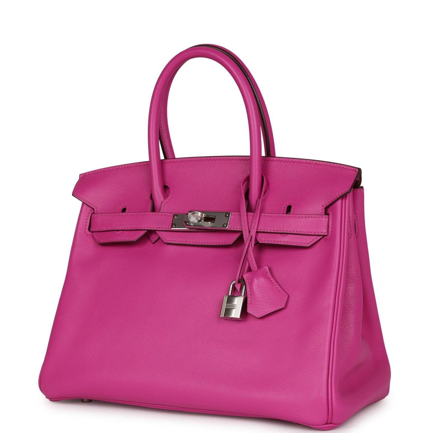 Top Quality Hermes Birkin 30 Magnolia Verso Novillo Palladium Hardware