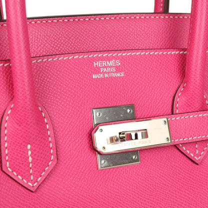 Top Quality Hermes Birkin 35 Rose Tyrien Candy Epsom Palladium Hardware