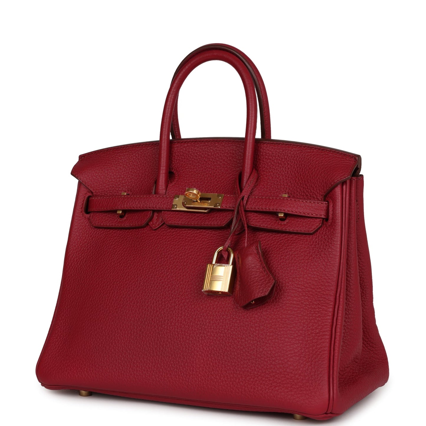 Top Quality Hermes Birkin 25 Rubis Togo Gold Hardware