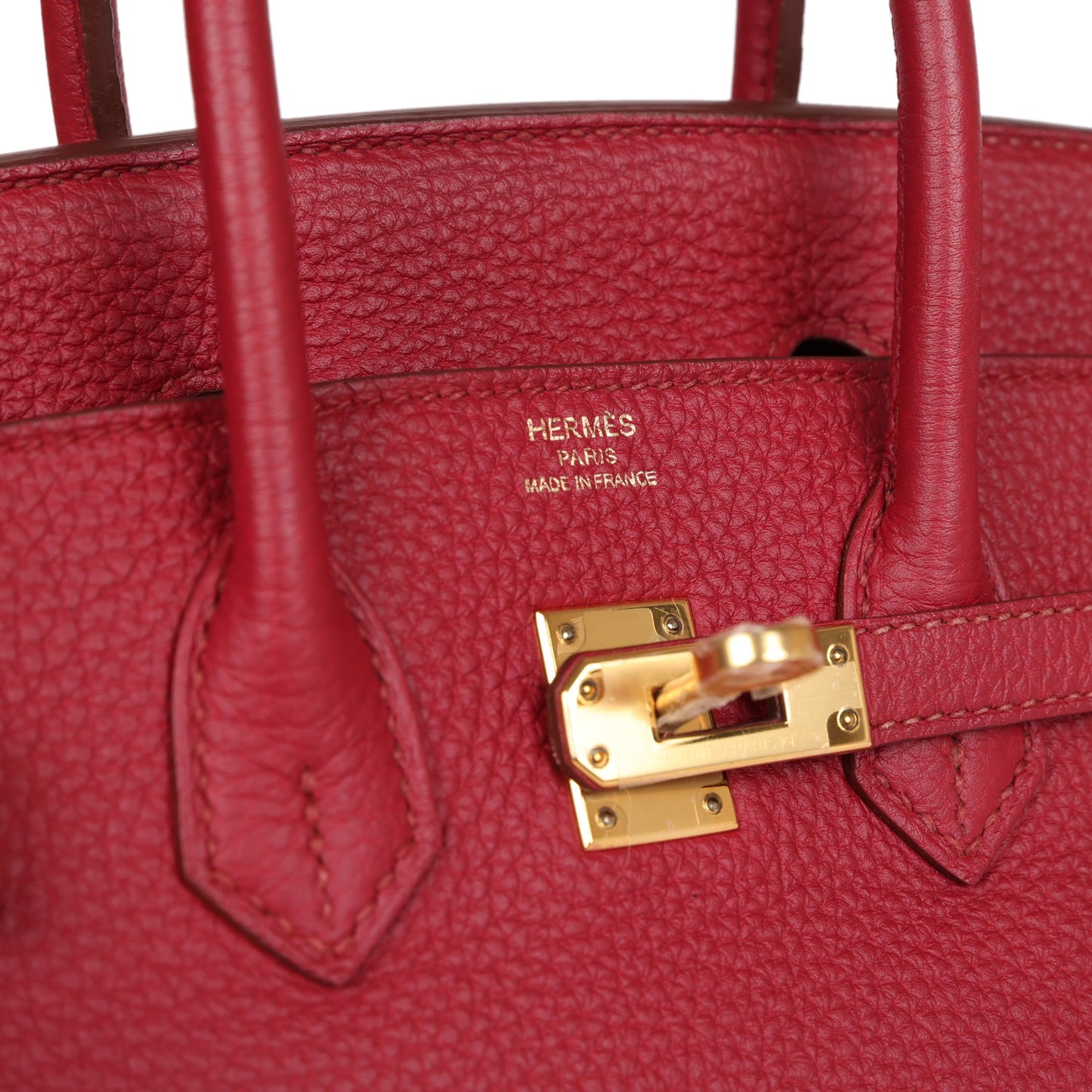 Top Quality Hermes Birkin 25 Rubis Togo Gold Hardware