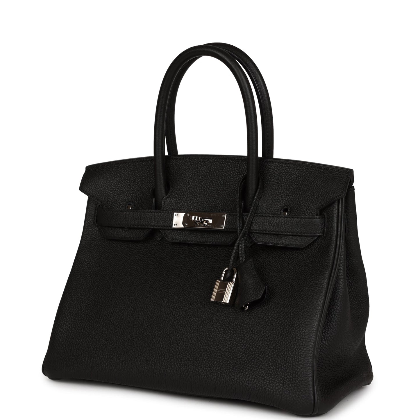 Top Quality Hermes Birkin 30 Black Togo Palladium Hardware