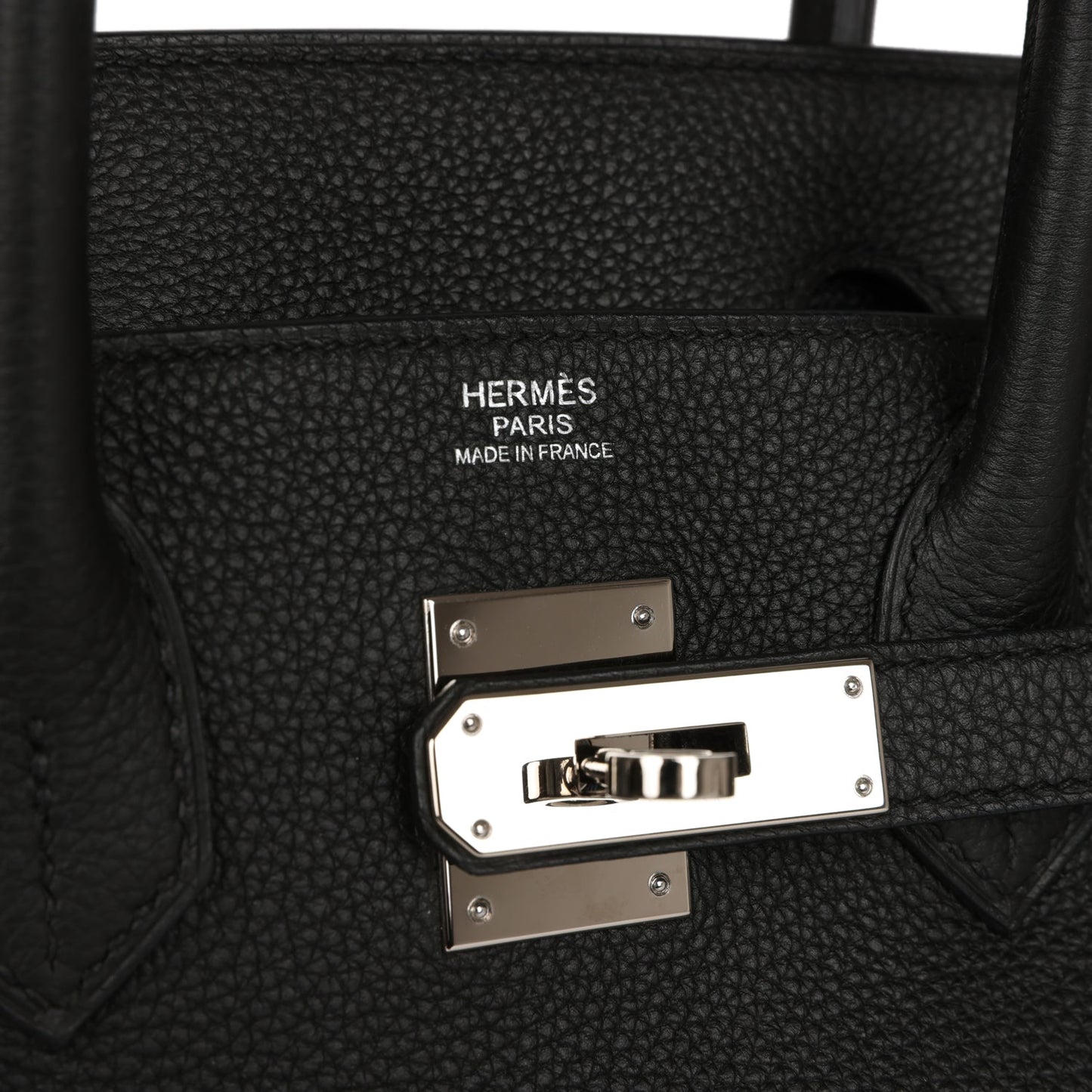 Top Quality Hermes Birkin 30 Black Togo Palladium Hardware