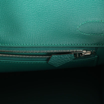 Top Quality Hermes Birkin 30 Malachite Togo Palladium Hardware