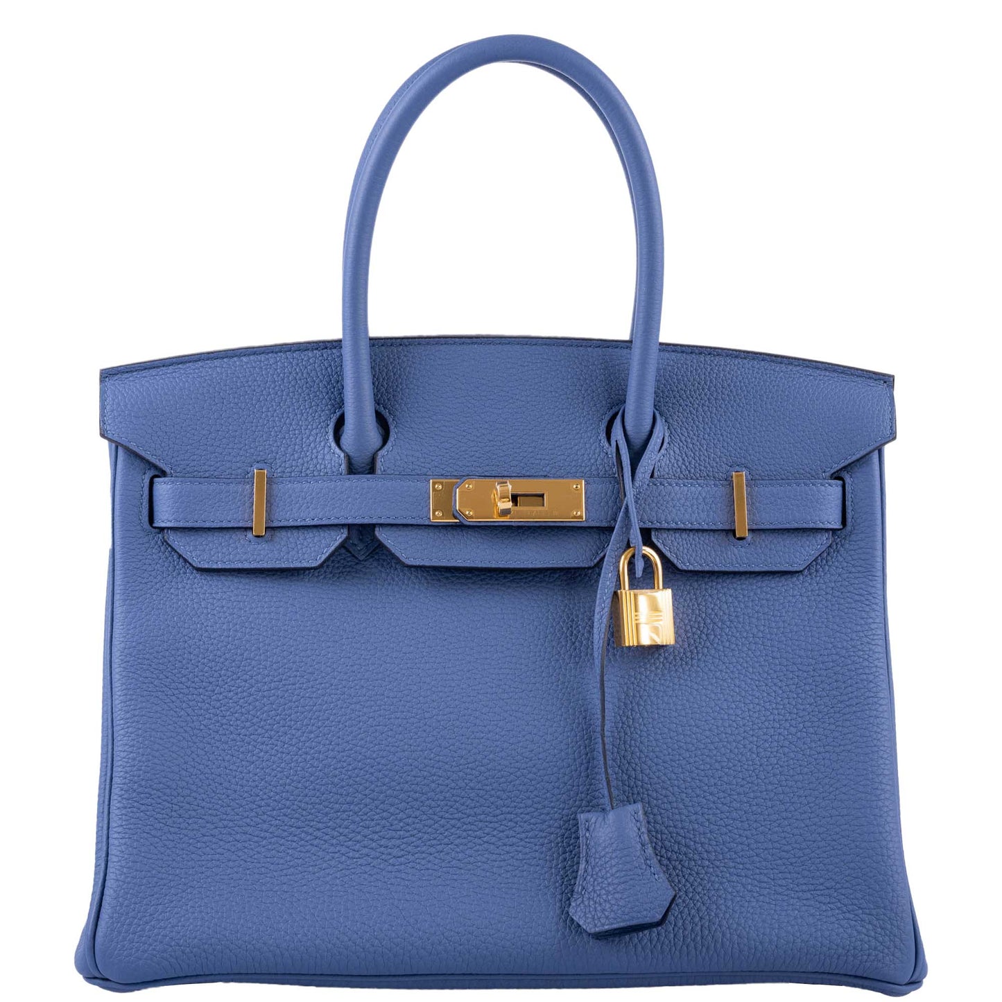 Hermes Birkin 30 Blue Brighton Clemence with Gold Hardware - 2018, C