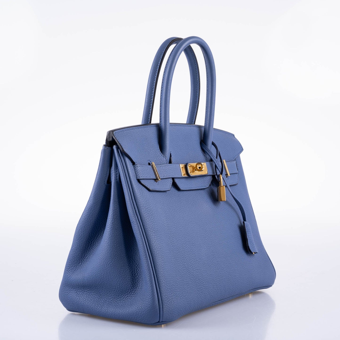 Hermes Birkin 30 Blue Brighton Togo with Gold Hardware - 2018, C