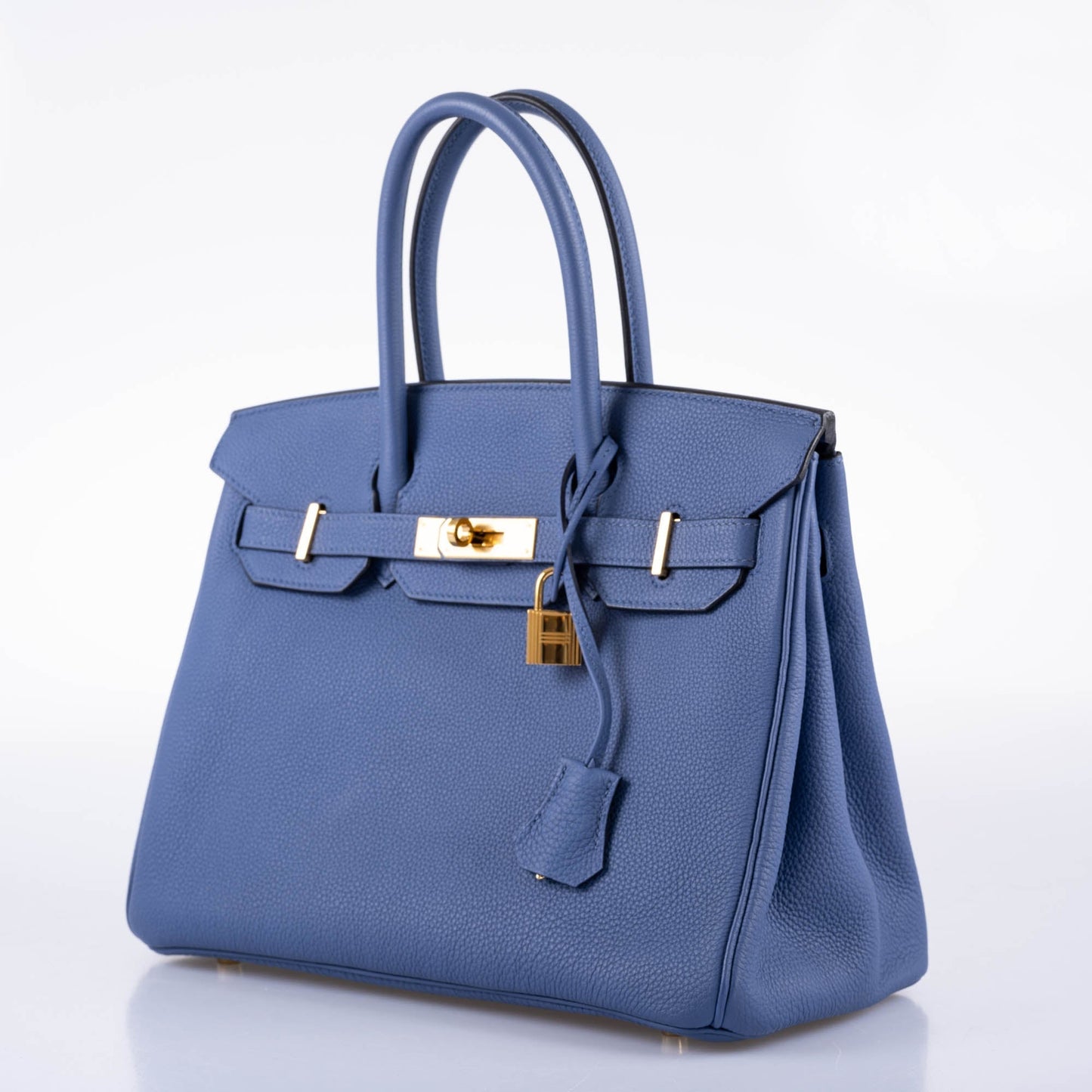 Hermes Birkin 30 Blue Brighton Togo with Gold Hardware - 2018, C