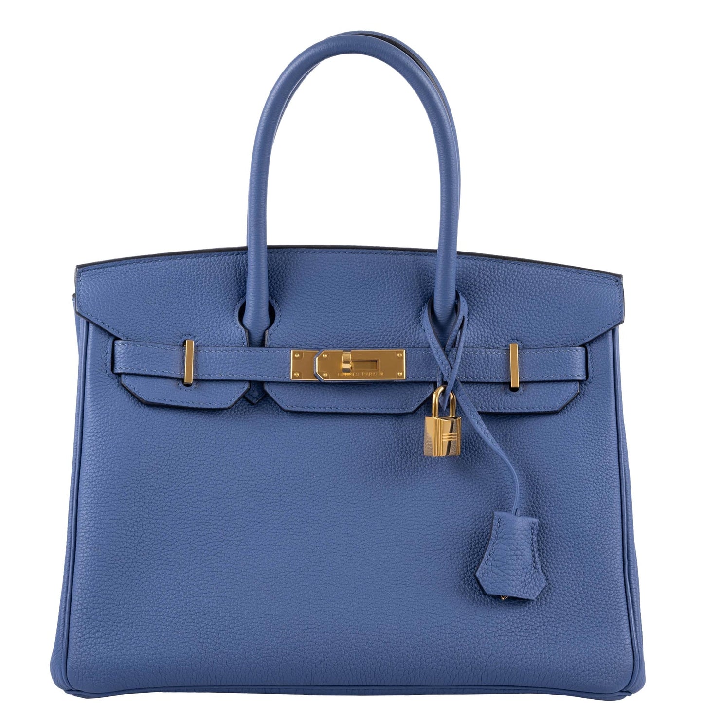 Hermes Birkin 30 Blue Brighton Togo with Gold Hardware - 2018, C